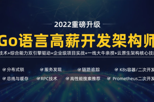 马哥-高端Go语言百万并发高薪班7期|2022年最新完结