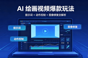 AI 绘画视频爆款玩法：提示词 + 动作控制 + 图像修复全解析